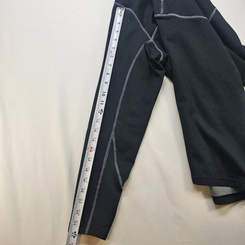 Under Armour ColdGear Men's L Fitted 1/4 Zip Pullover Black Athletic Training‎